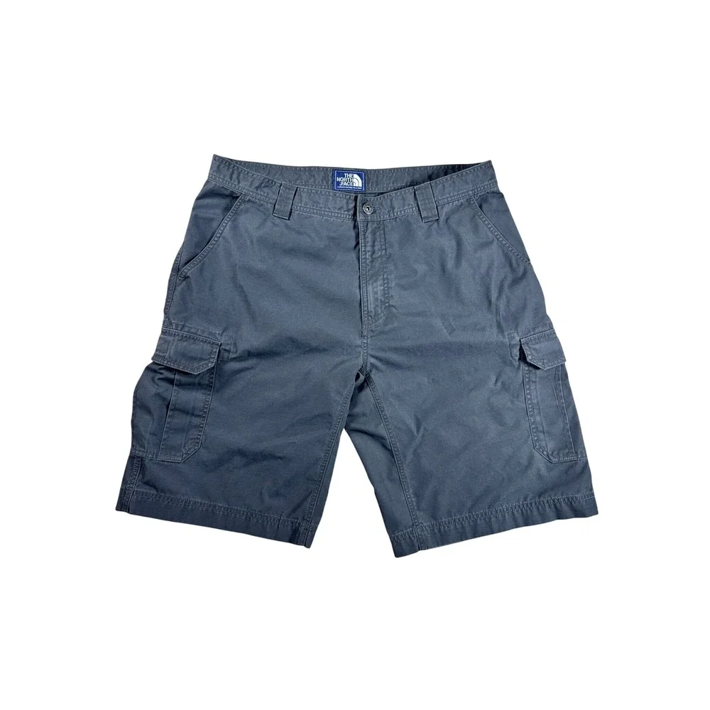 The North Face Mens Gray Ripstop Cargo Shorts Size 40 Regular Hiking Outdoor